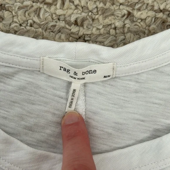 Rag & bone The Slub Tee - bright white - Picture 3 of 6